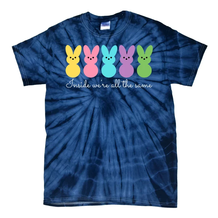 Inside We Are All The Same Easter Bunny Tie-Dye T-Shirt