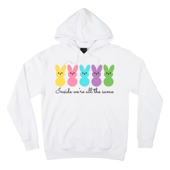 Inside We Are All The Same Easter Bunny Hoodie