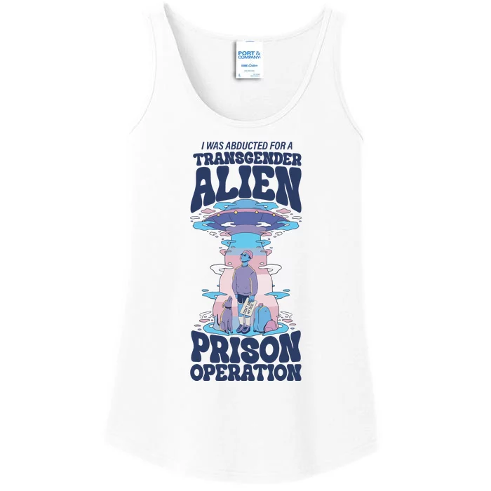 I Was Abducted For A Alien Prison Operation Ladies Essential Tank