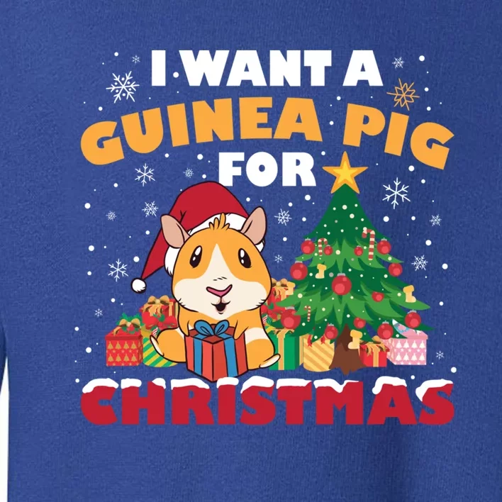 I Want A Guinea Pig For Christmas Gift Toddler Sweatshirt