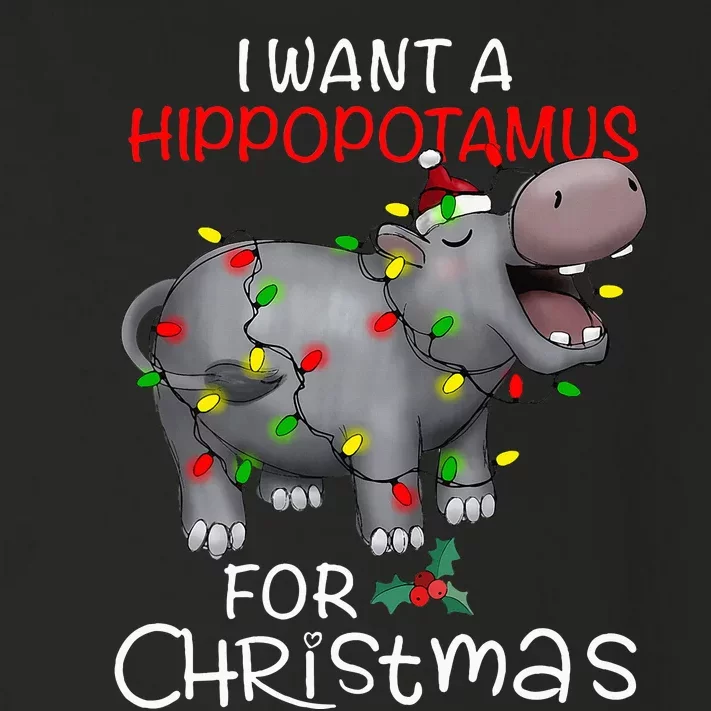 I Want A Hippopotamus For Christmas Xmas Hippo For Toddler Long Sleeve Shirt