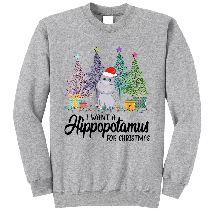 I Want A Hippopotamus For Christmas Gift Sweatshirt