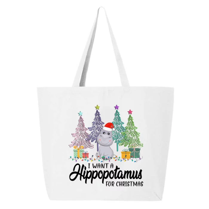 I Want A Hippopotamus For Christmas Gift 25L Jumbo Tote