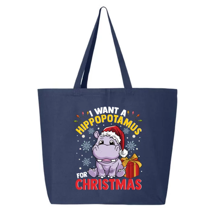 I Want A Hippopotamus For Christmas Gift 25L Jumbo Tote