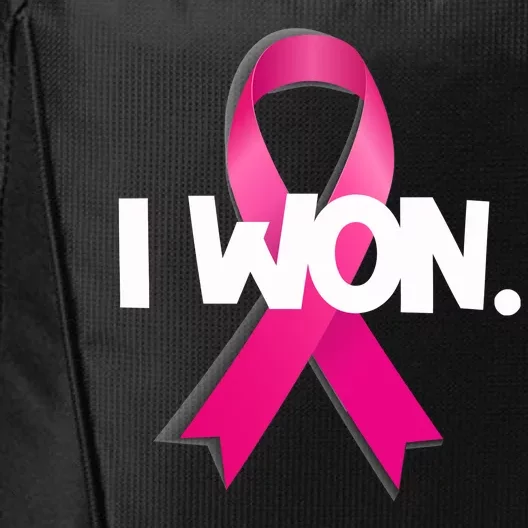 I Won Breast Cancer Awareness Survivor City Backpack