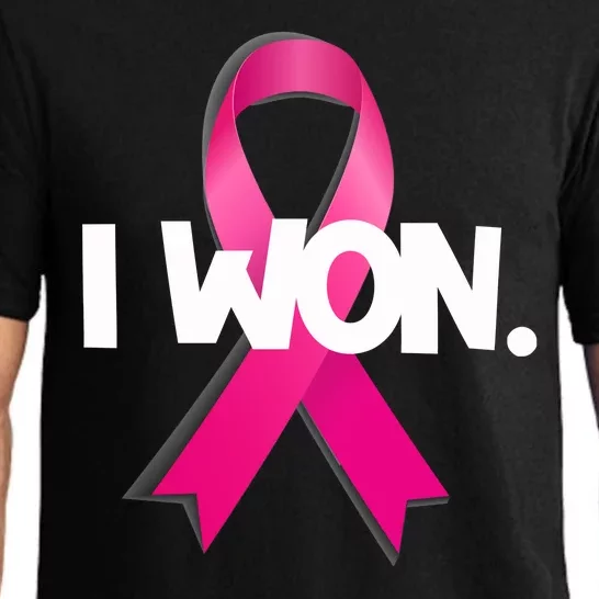 I Won Breast Cancer Awareness Survivor Pajama Set