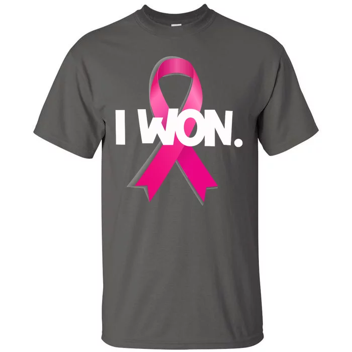 I Won Breast Cancer Awareness Survivor Tall T-Shirt