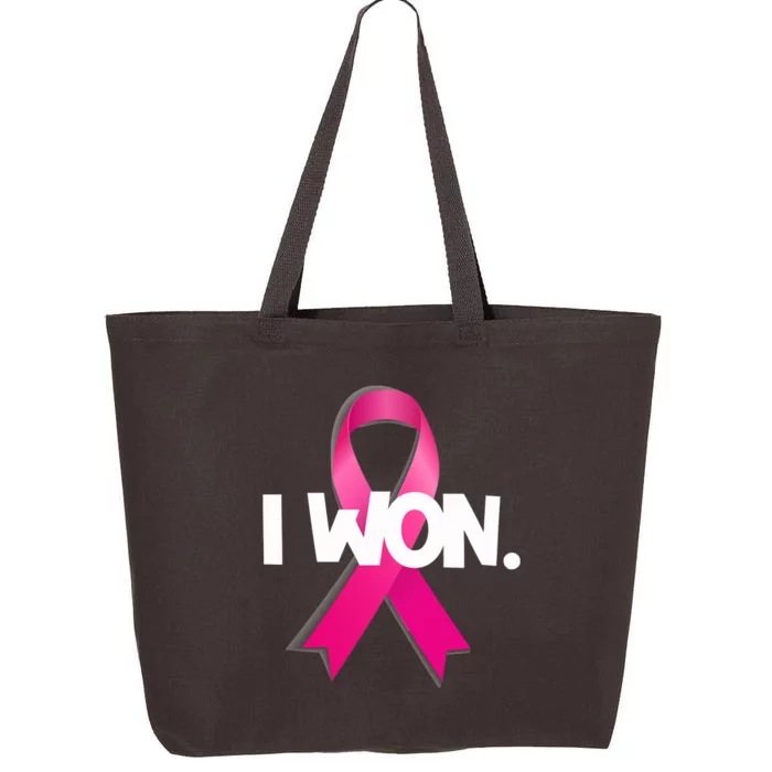 I Won Breast Cancer Awareness Survivor 25L Jumbo Tote