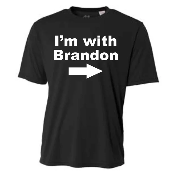 I'm With Brandon FJB Funny Anti Biden Chant Meme Cooling Performance Crew T-Shirt