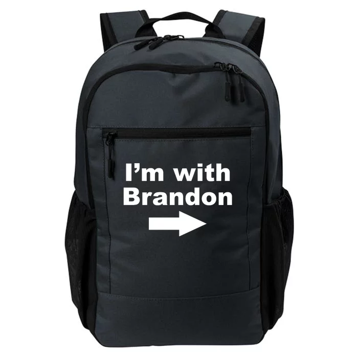 I'm With Brandon FJB Funny Anti Biden Chant Meme Daily Commute Backpack