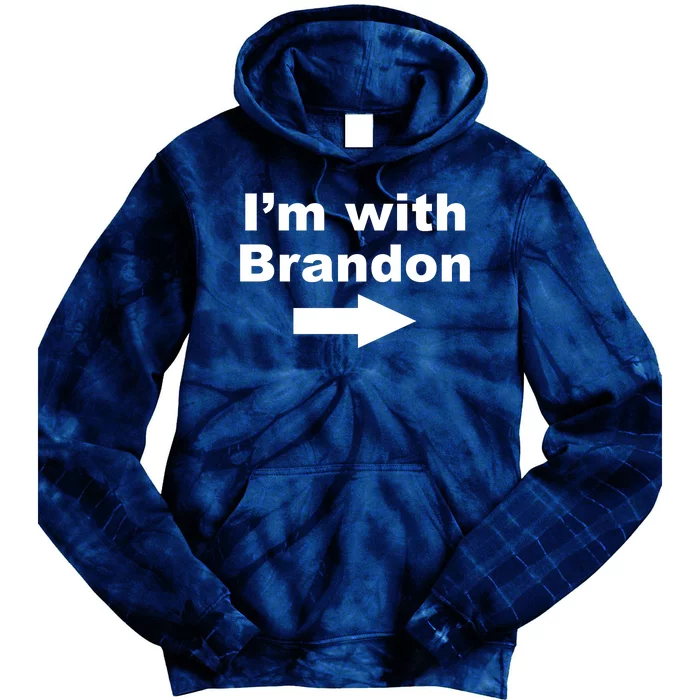 I'm With Brandon FJB Funny Anti Biden Chant Meme Tie Dye Hoodie