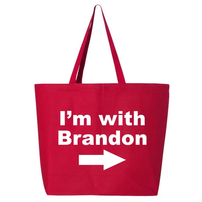 I'm With Brandon FJB Funny Anti Biden Chant Meme 25L Jumbo Tote