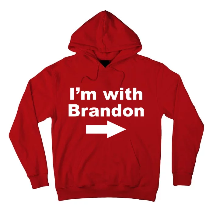 I'm With Brandon FJB Funny Anti Biden Chant Meme Tall Hoodie