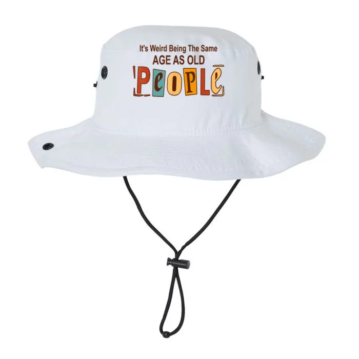 It's Weird Being The Same Age As Old People Legacy Cool Fit Booney Bucket Hat