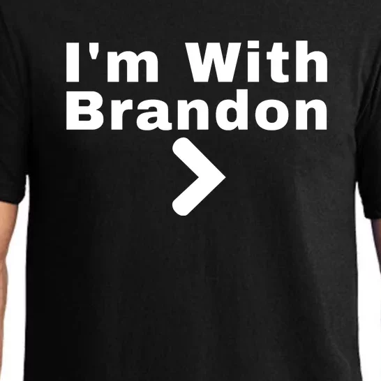 IM With Brandon Fjb Funny Anti Biden Chant Pajama Set