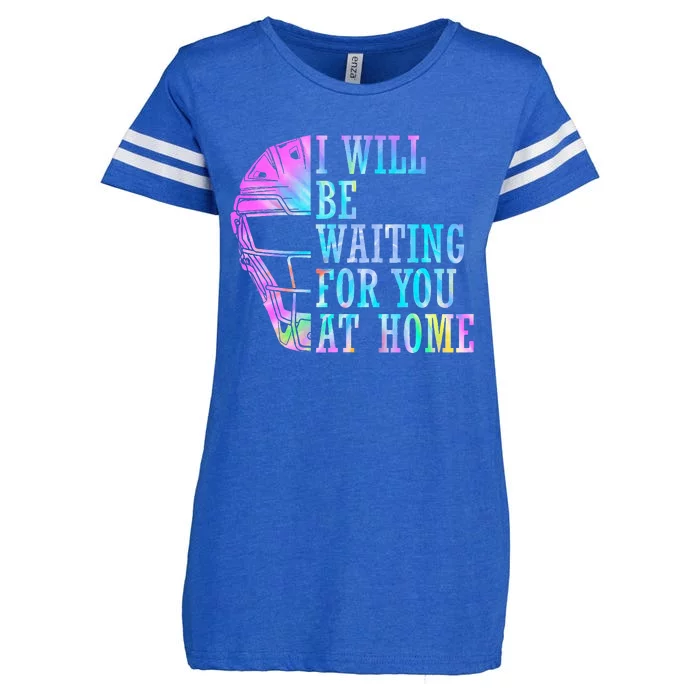 I Will Be Waiting For You At Home Softball Catcher Enza Ladies Jersey Football T-Shirt