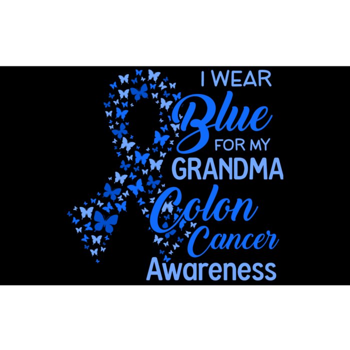 I Wear Blue For My Grandma Colon Cancer Awareness Bumper Sticker