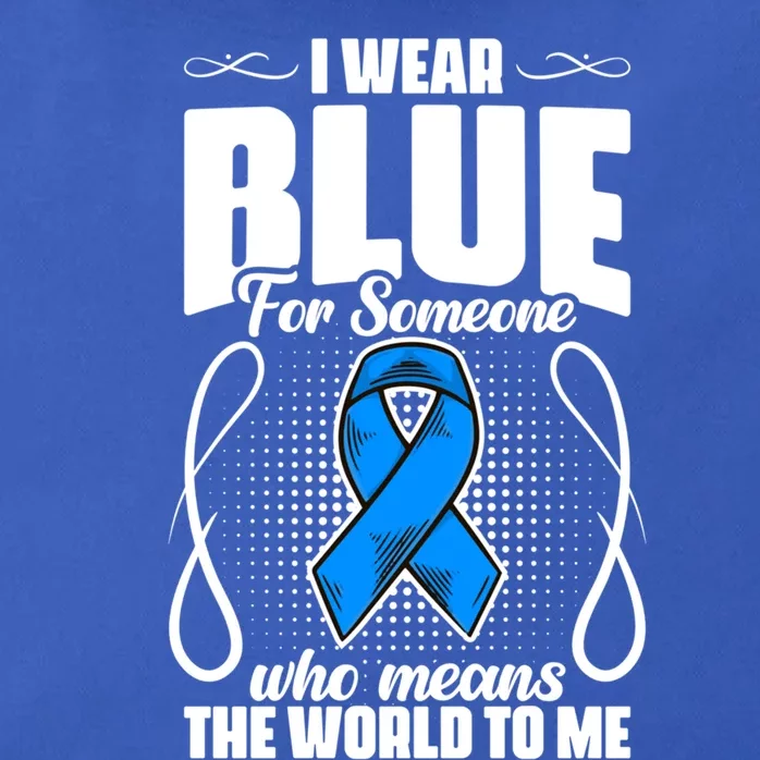 I Wear Blue Diabetes Warrior Diabetic Diabetes Awareness Gift Zip Tote Bag