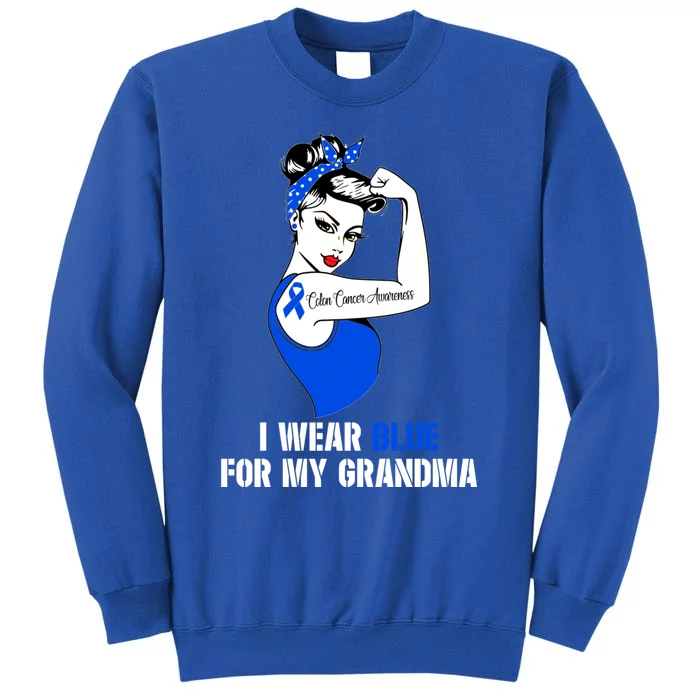 I Wear Blue For My Grandma Colon Cancer Awareness Cute Gift Sweatshirt