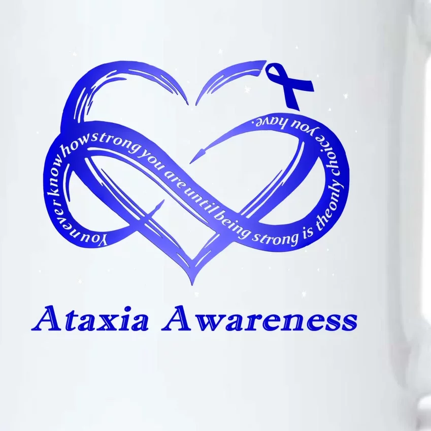 I Wear Blue Taxia Awareness Warrior Gift Black Color Changing Mug