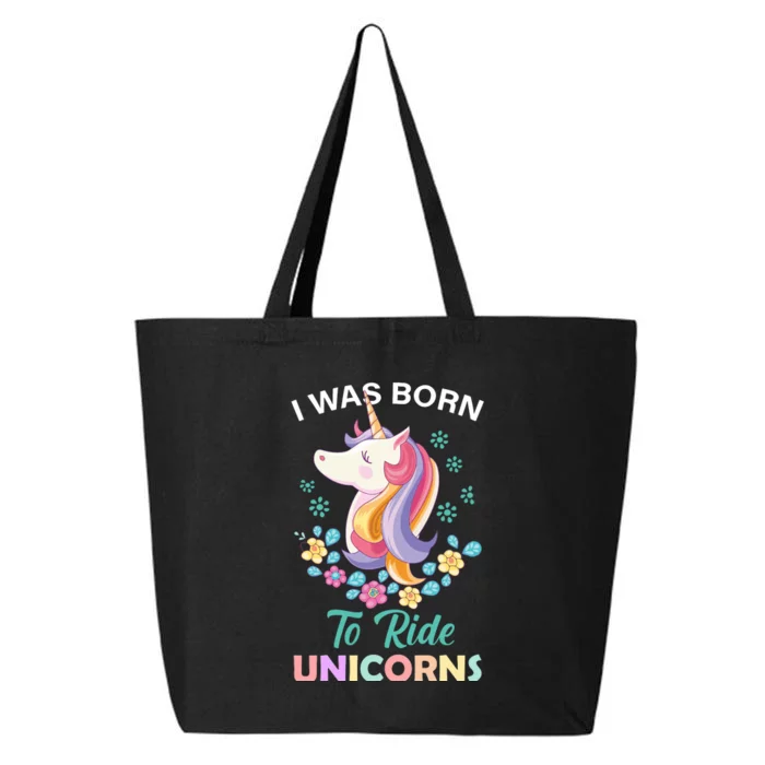 I Was Born To Ride Unicorn 25L Jumbo Tote