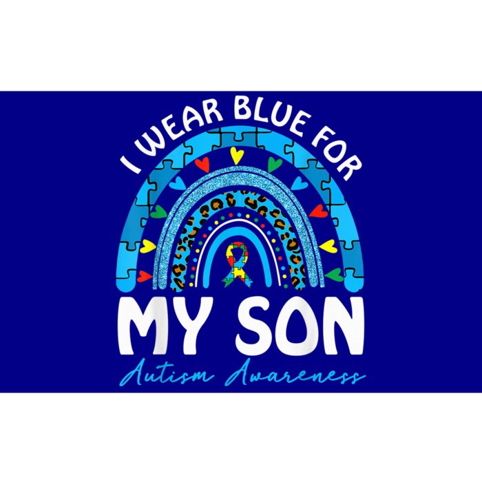 I Wear Blue For My Son Autism Awareness Matching Family Bumper Sticker