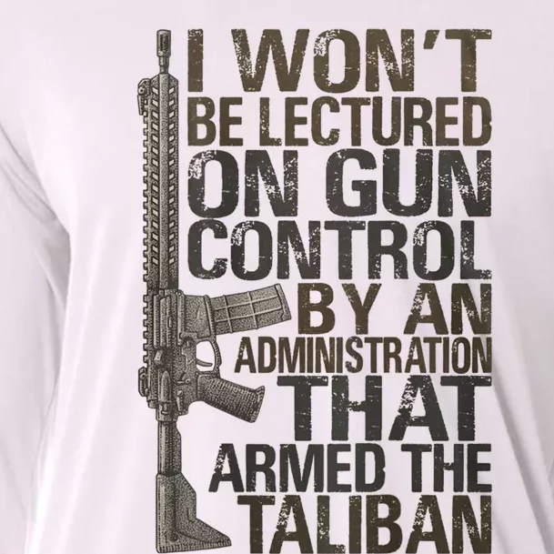 I Won't Be Lectured On Gun Control By An Administration Gun Control Guns Rights Cooling Performance Long Sleeve Crew