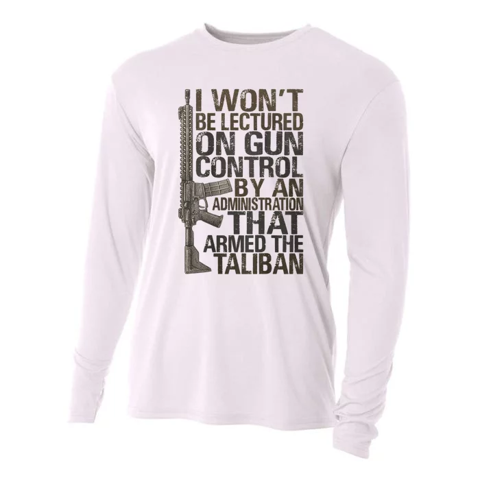 I Won't Be Lectured On Gun Control By An Administration Gun Control Guns Rights Cooling Performance Long Sleeve Crew