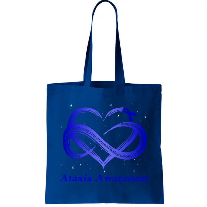 I Wear Blue Taxia Awareness Warrior Great Gift Tote Bag