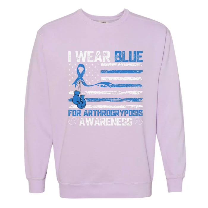 I Wear Blue For Arthrogryposis Awareness Month Garment-Dyed Sweatshirt