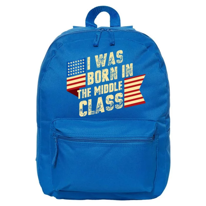 I Was Born In The Middle Class Trump 2024 16 in Basic Backpack