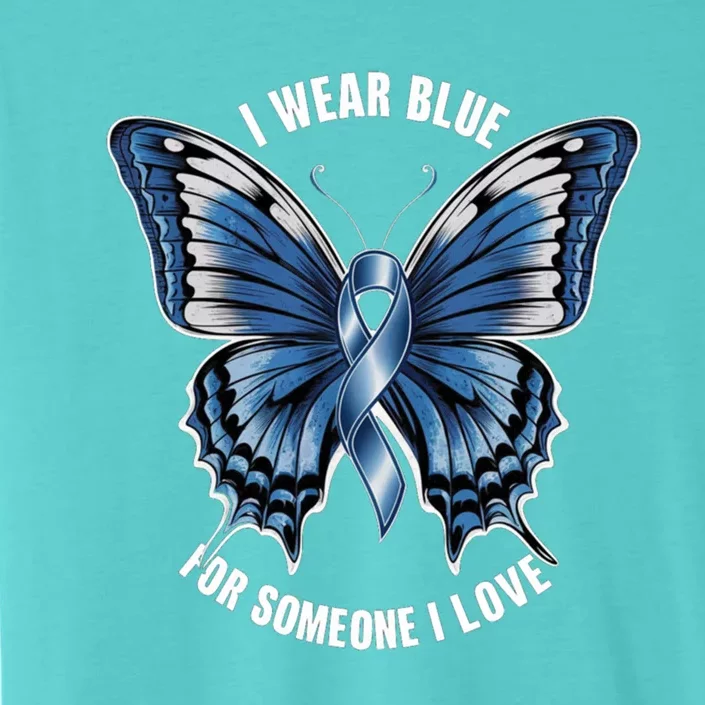 I Wear Blue For Juvenile Arthritis Awareness Butterfly Ribbo Gift ChromaSoft Performance T-Shirt