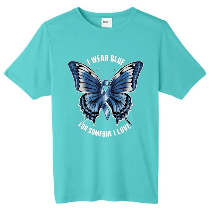 I Wear Blue For Juvenile Arthritis Awareness Butterfly Ribbo Gift ChromaSoft Performance T-Shirt