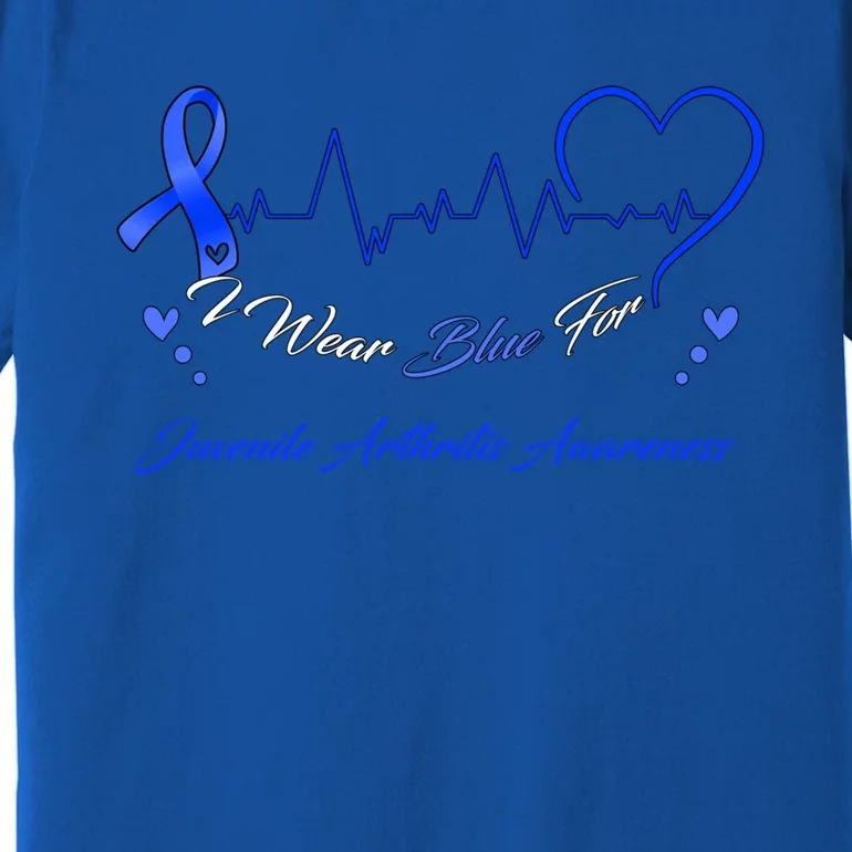 I Wear Blue For Juvenile Arthritis Awareness Cute Gift Premium T-Shirt