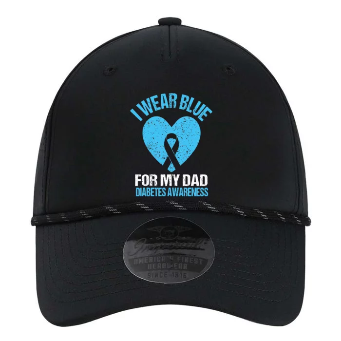 I Wear Blue For My Dad T1d Diabetes Awareness Son Daughter Performance The Dyno Cap