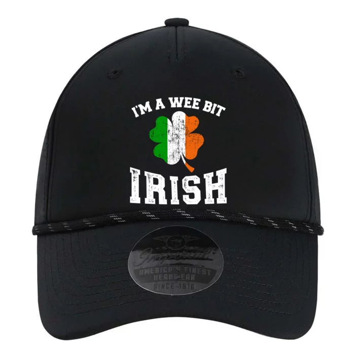 I'm Wee Bit Irish With Ireland Shamrock For St Patricks Day Gift Performance The Dyno Cap