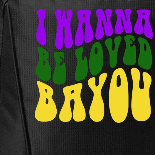 I Wanna Be Loved Bayou Mardi Gras City Backpack