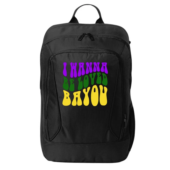 I Wanna Be Loved Bayou Mardi Gras City Backpack