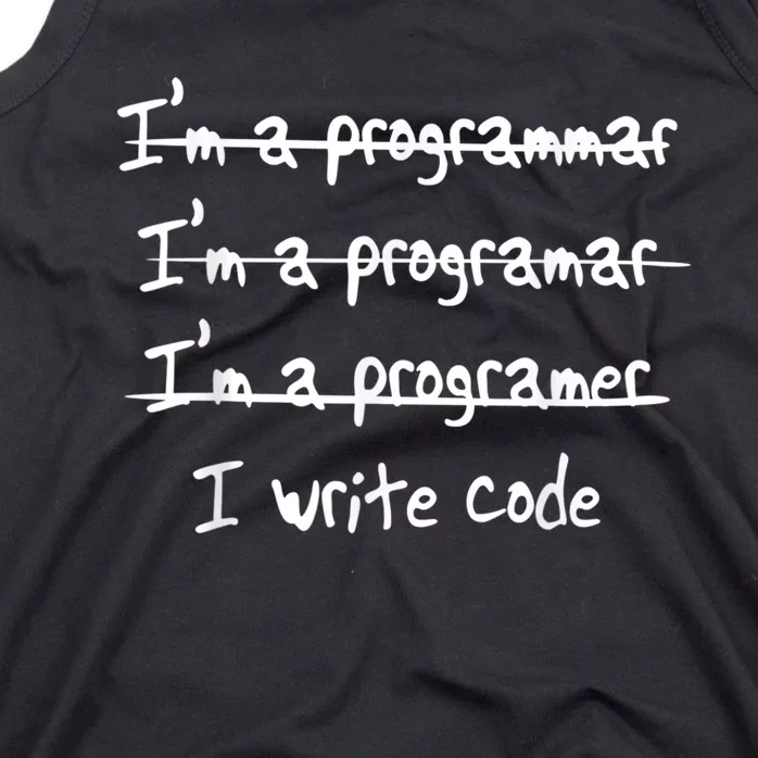 I Write Code Tank Top