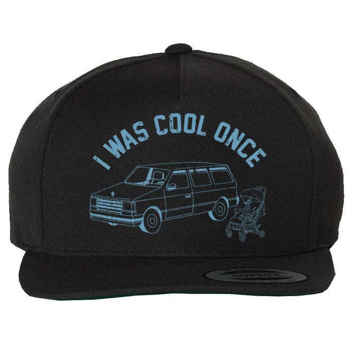 I Was Cool Once Retro Vintage Car Van Wool Snapback Cap