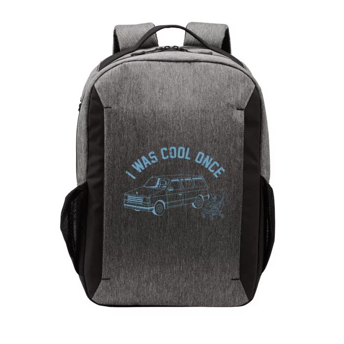 I Was Cool Once Retro Vintage Car Van Vector Backpack