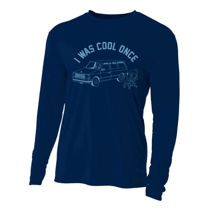 I Was Cool Once Retro Vintage Car Van Cooling Performance Long Sleeve Crew