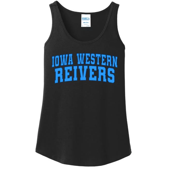 Iowa Western Community College Reivers 01 Ladies Essential Tank