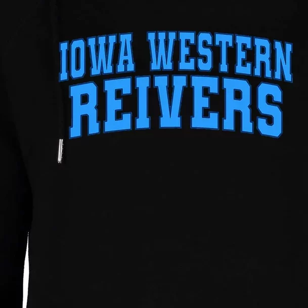 Iowa Western Community College Reivers 01 Womens Funnel Neck Pullover Hood