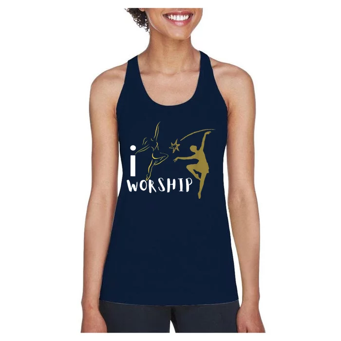 I Worship Dance Ministry Women's Racerback Tank