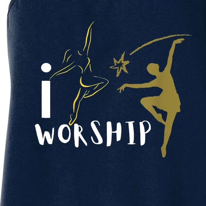 I Worship Dance Ministry Women's Racerback Tank