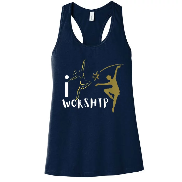 I Worship Dance Ministry Women's Racerback Tank