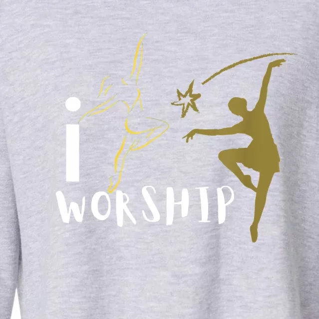 I Worship Dance Ministry Cropped Pullover Crew