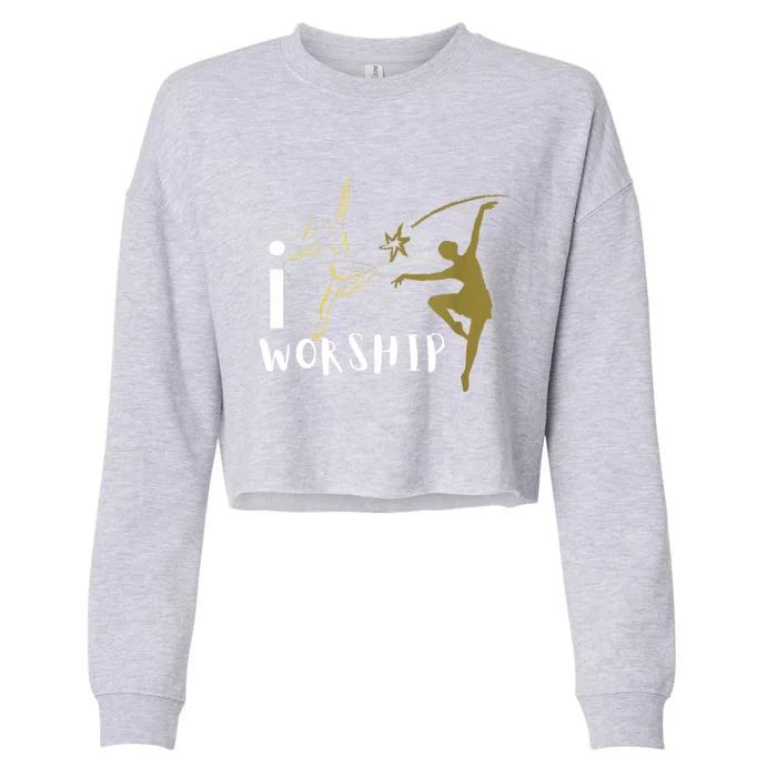 I Worship Dance Ministry Cropped Pullover Crew