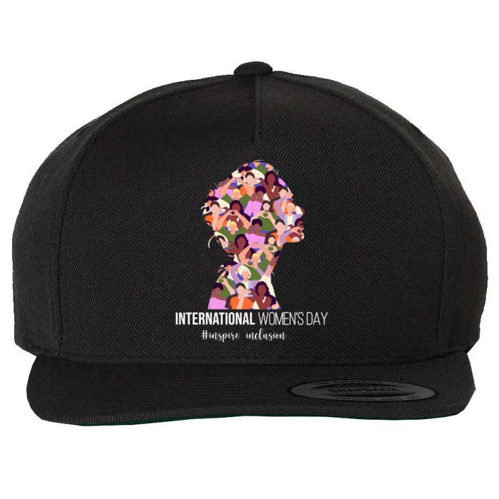 International Womens Day Inspire Inclusion Wool Snapback Cap